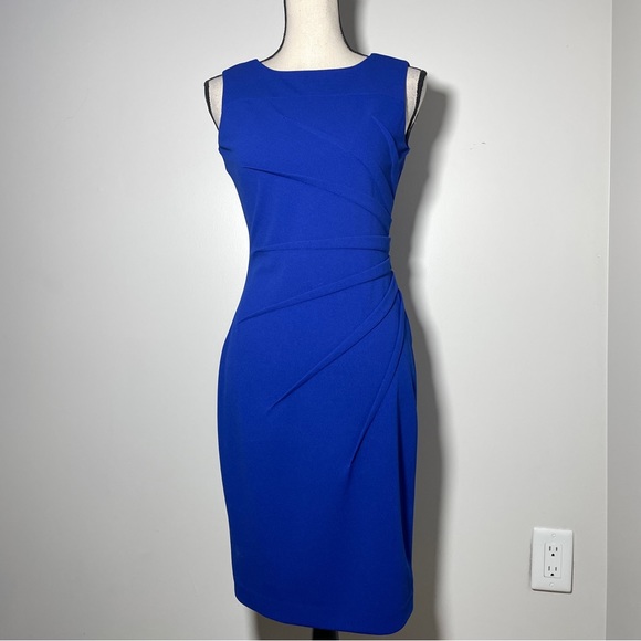 Calvin Klein Dresses Calvin Klein Royal Blue Sleeveless Sheath